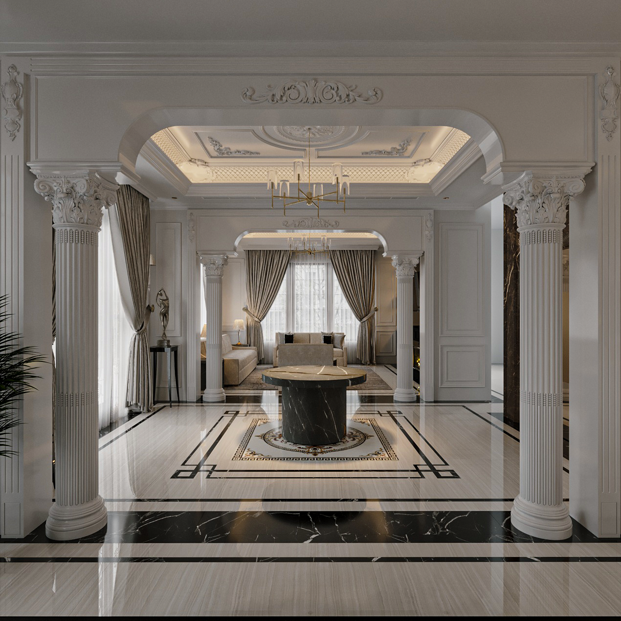 Full-width view for Neo-Classic Interior